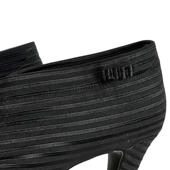 UNITED NUDE BLACK NYLON STRIPED BOOTIES WUNTD20730 - 7,5 - Picture 3 of 11